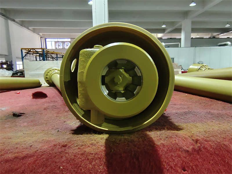 B412SZ WA Yellow  PTO Shaft with Flange Plate Star Tube,Customer Made Length,agriculture Machine Parts, Tractor