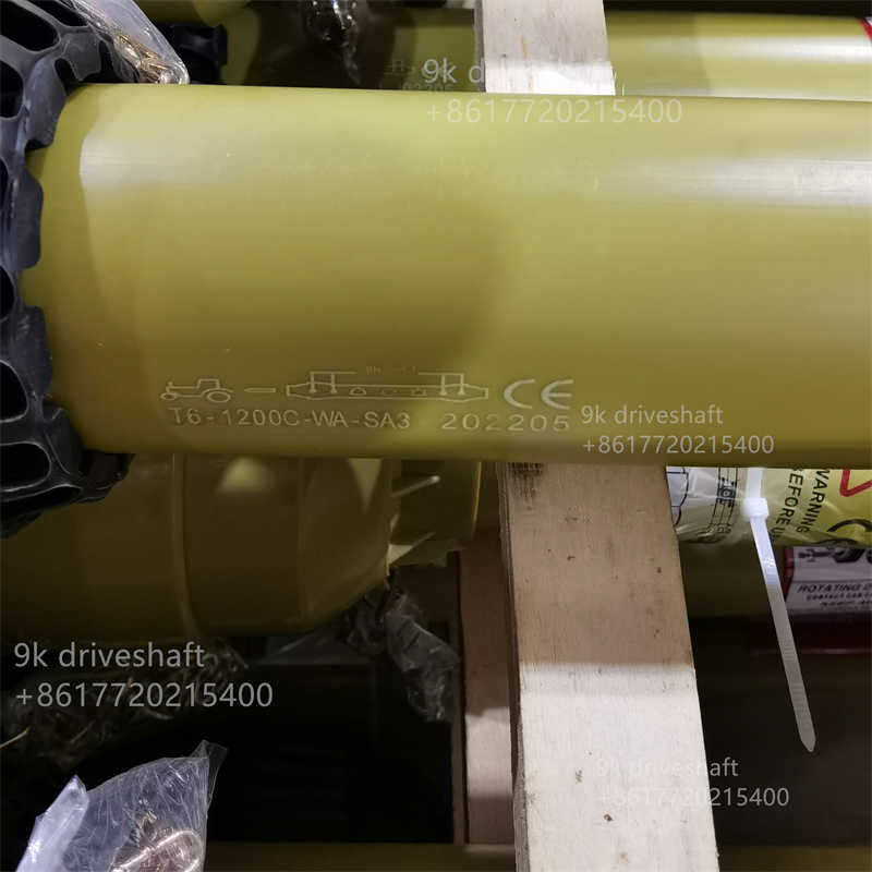 Heavy Duty Pto Shaft Driveline Agriculture Wide Angle T6 Cardan Yoke Joint Adapter Spline Tractor Part Pto Drive Shaft