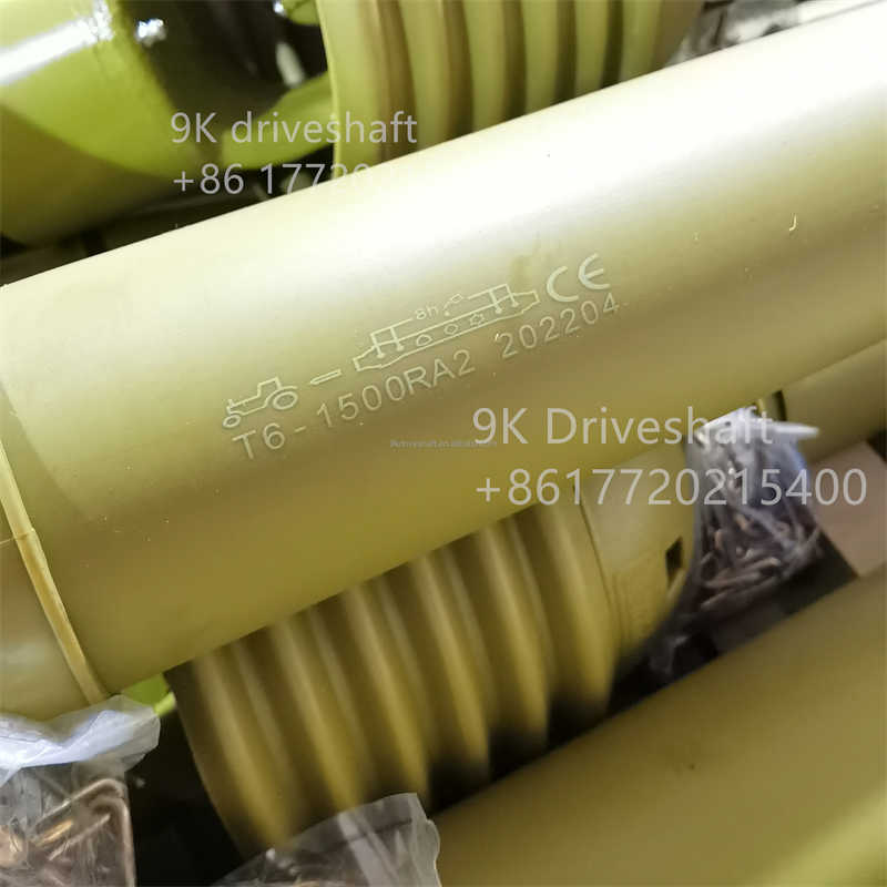 Rotavator Spare Parts Tractor Parts Universal Joint Cardan Shaft T6 Triangular Tube 1500 Japanese Tractor PTO Shaft