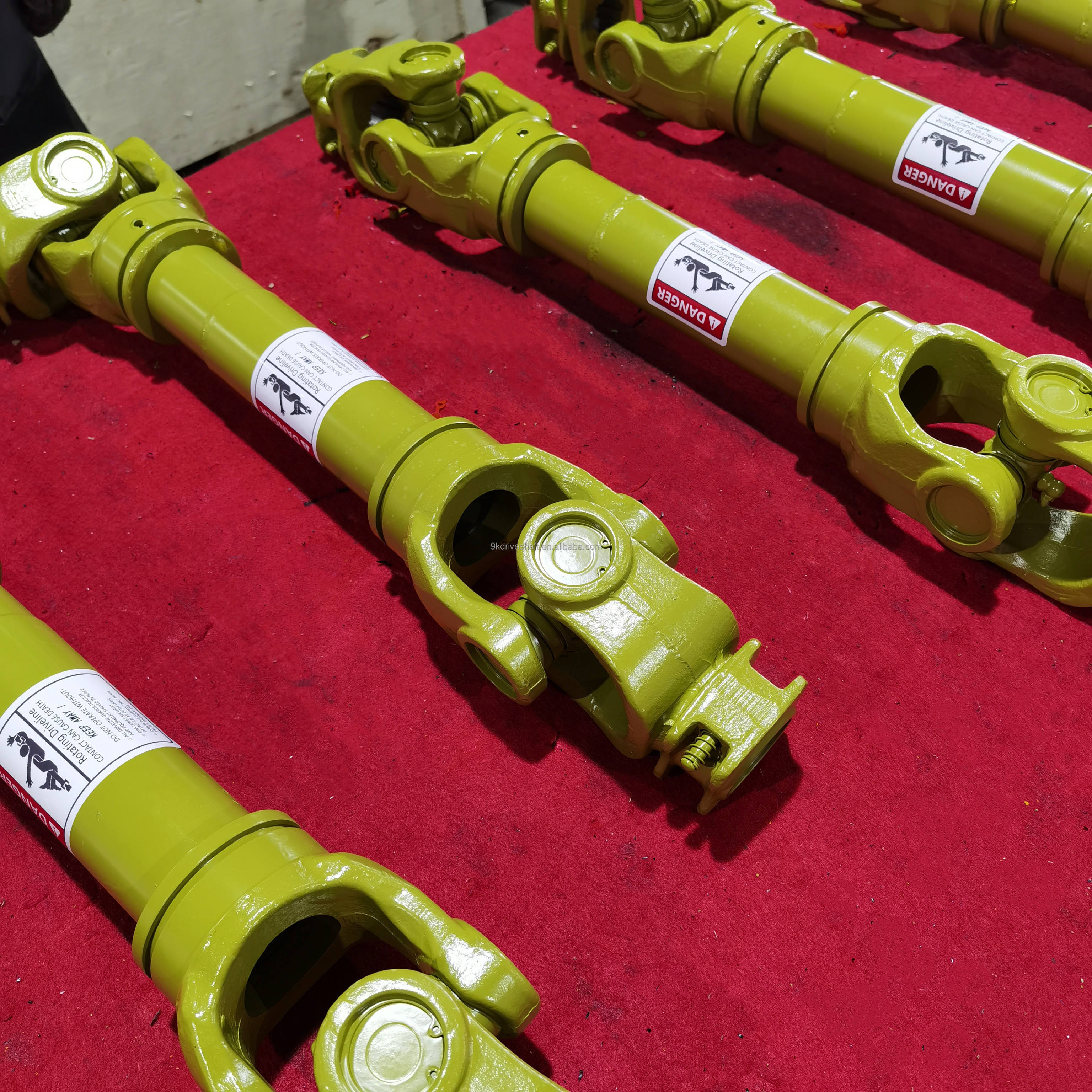 100 Horse Power 15 Splines Green PTO Drive Shafts to Korea