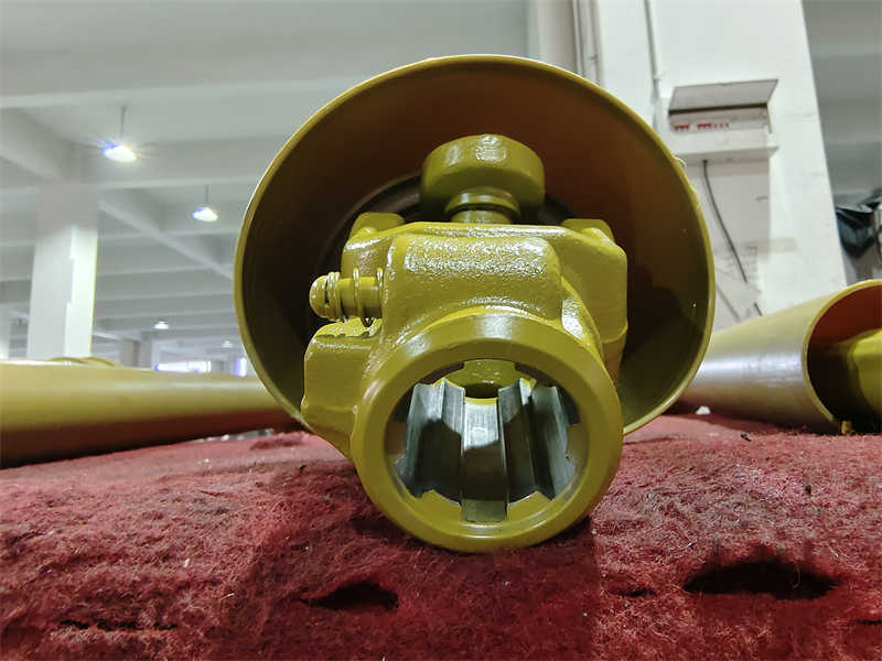 B412SZ WA Yellow  PTO Shaft with Flange Plate Star Tube,Customer Made Length,agriculture Machine Parts, Tractor