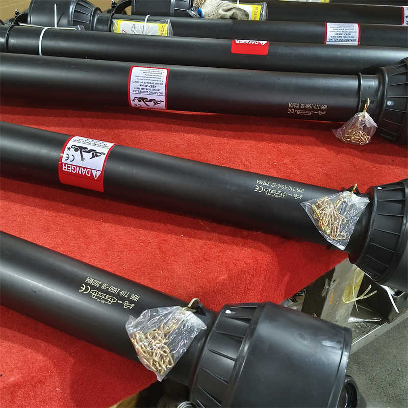 Black PTO Driveshaft for Tractor Attachments and Implements H96 T10-1650-SB PTO Shaft Spline Yoke Z6