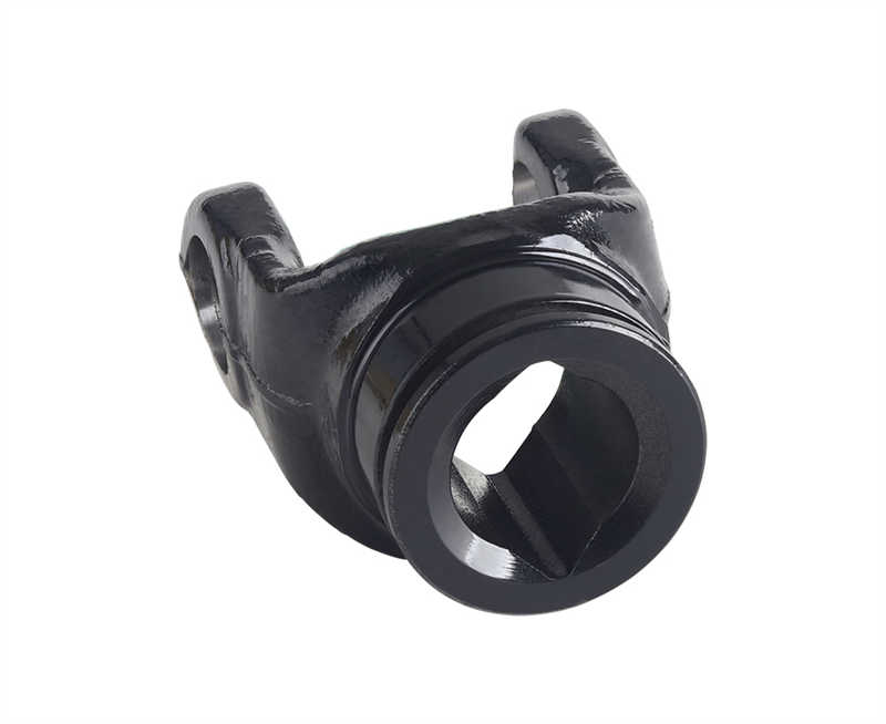 27*74.6 Universal Joint Pto Shaft Parts Flange Welding Yoke Tube Yoke 4.07 Triangular Yoke for Trailer