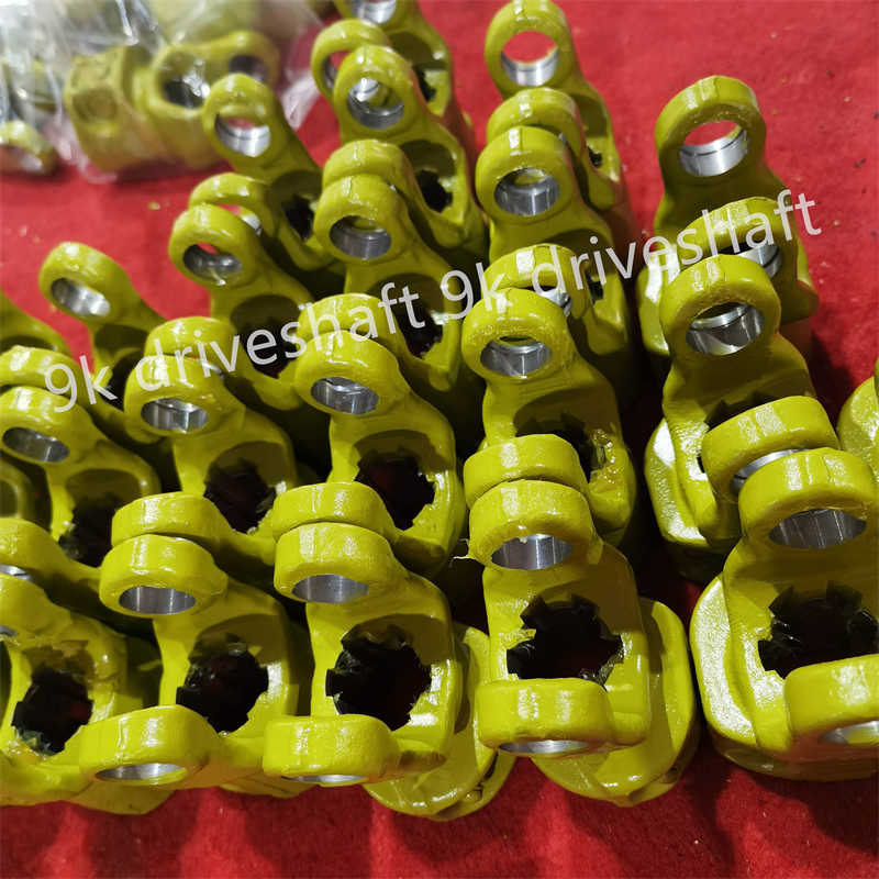 10hp Agricultural Machinery Parts Steel Splined Yoke Flight Yoke for PTO Shaft