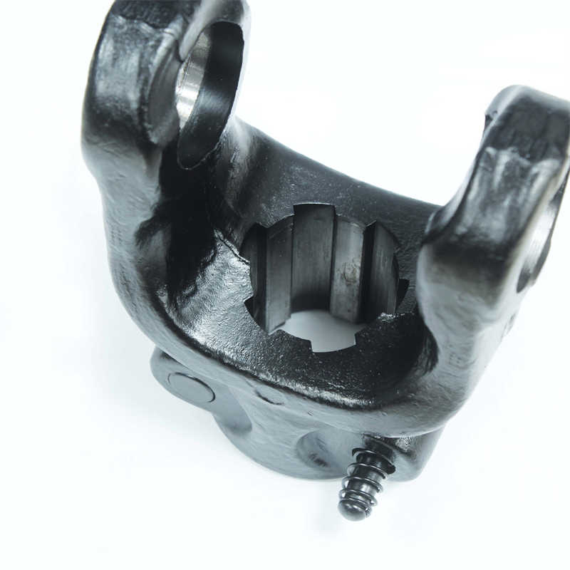 Raydafon OEM 39*118 Universal Joint Bearing 1 3/8 Z6 Spline Double Pin Yoke for PTO Shaft