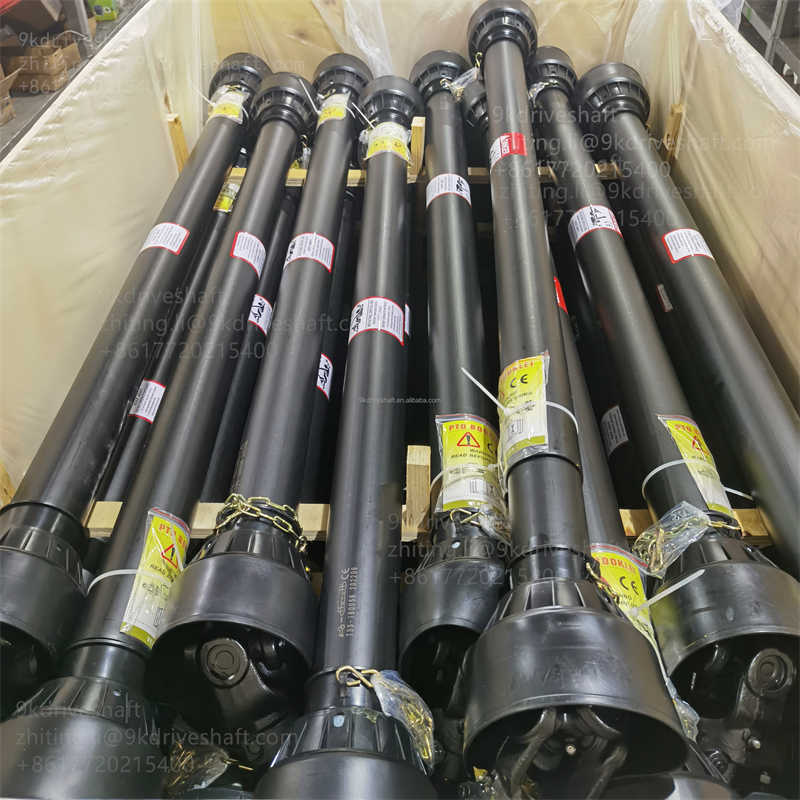 Black PTO Driveshaft for Tractor Attachments and Implements H96 T10-1650-SB PTO Shaft Spline Yoke Z6