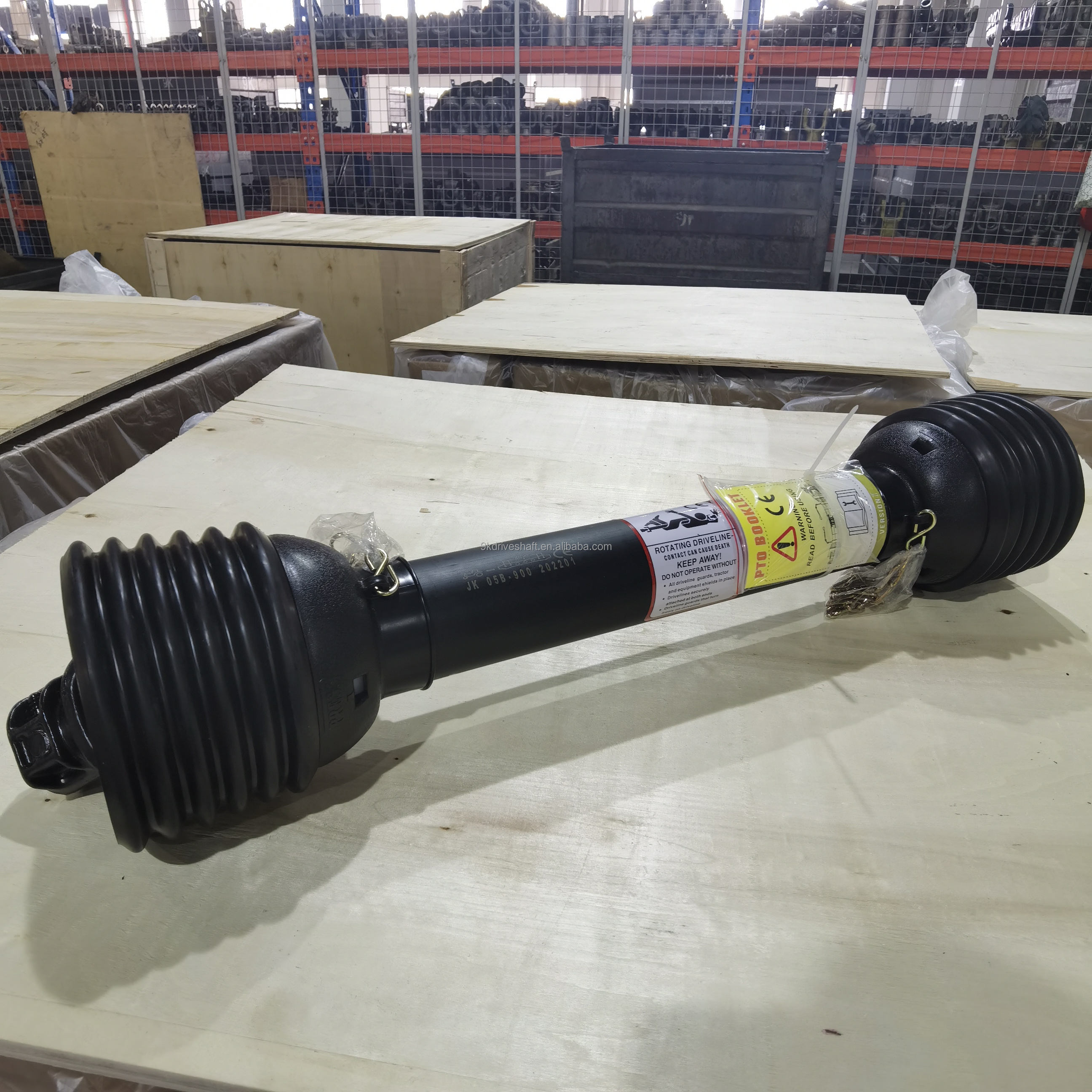 Combine Harvesters Parts Pto Drive Shaft 50hp 900mm 1 3/8''Z6 Push Pin Splined Forging Yoke