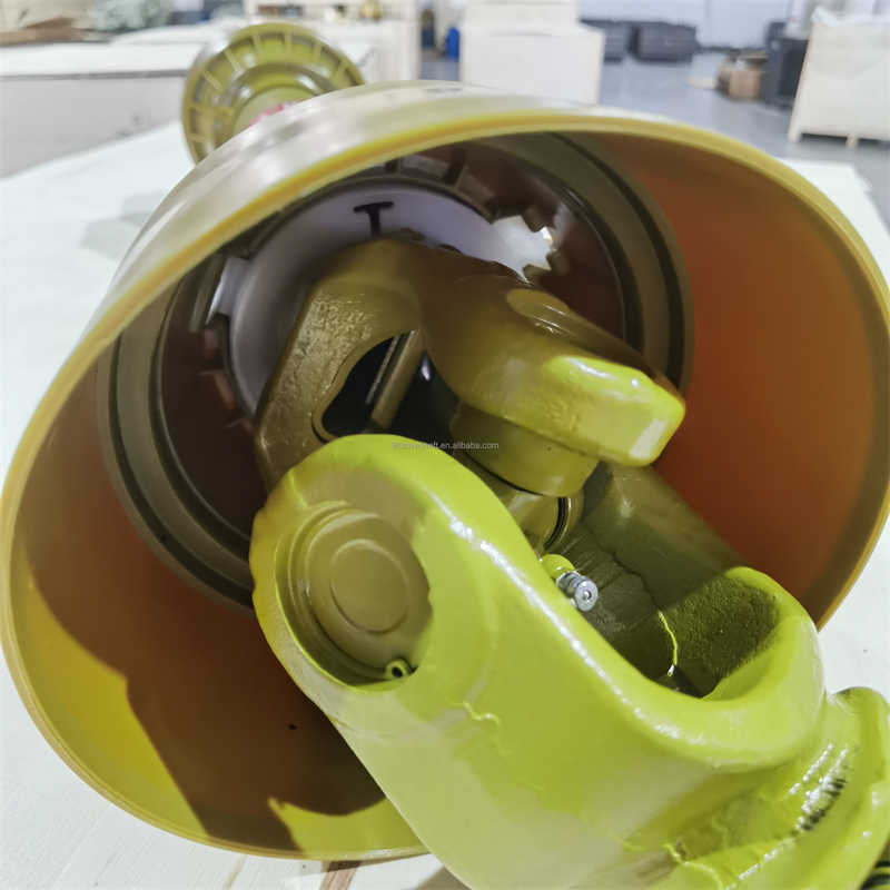 Yellow Straight Safety Shield Tractor Attachments and Implements  05B 800mm PTO Shaft Spline Yoke Z6