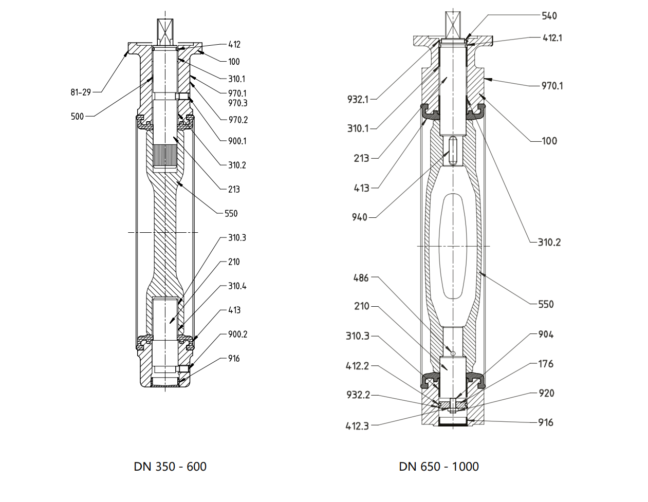 DN50 DN700 DI CF8M Flange butterfly Valve  Manual Pneumatic Sanitary butterfly Valve